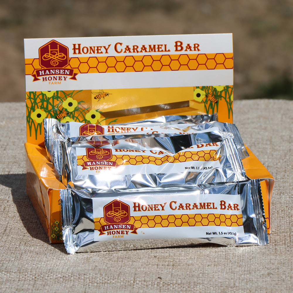 Hansen Honey Farm Honey Caramel Bars Case of 12
