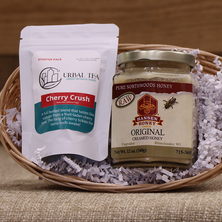 Tea and Honey Gift Basket