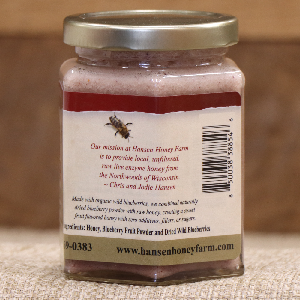 Blueberry Creamed Honey