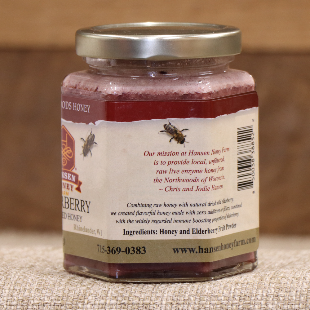 Elderberry Creamed Honey
