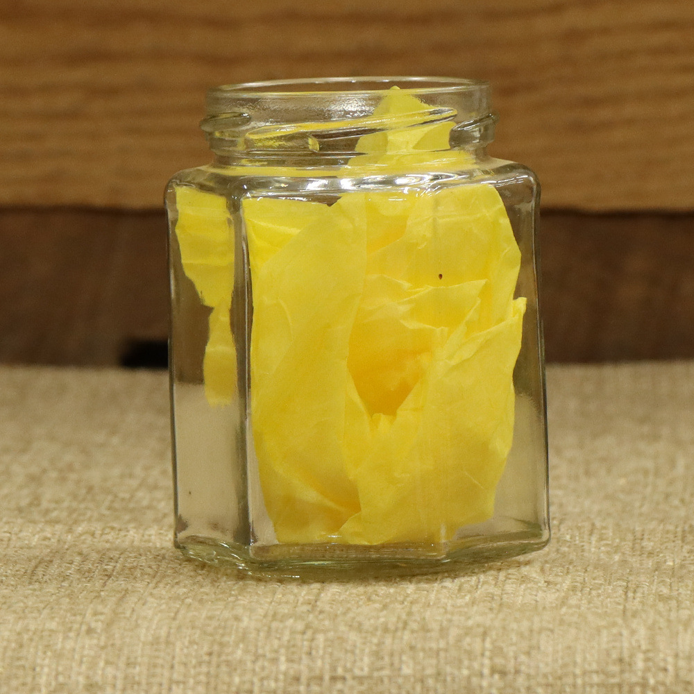 12 oz Glass Hex Jar - 12 Pack