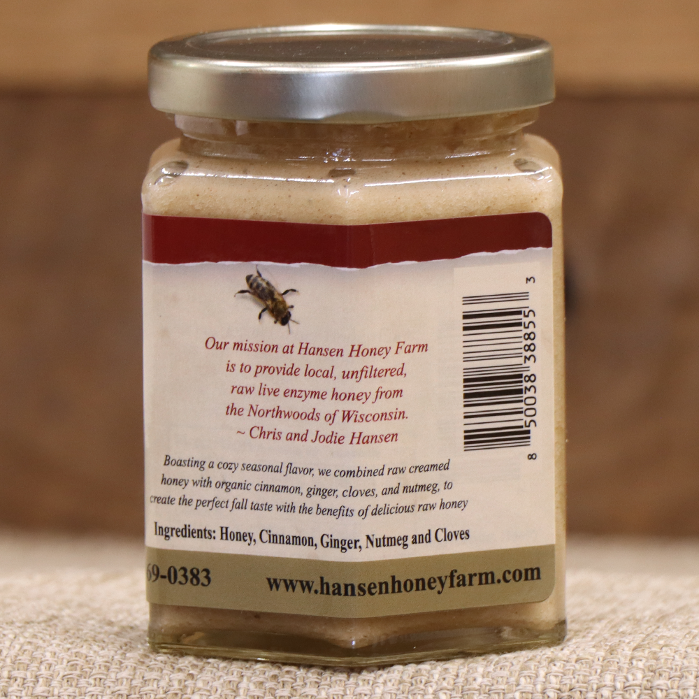 Pumpkin Spice Creamed Honey