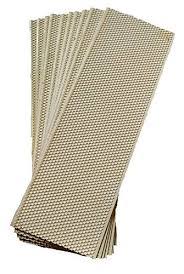 Acorn Bee 10ct Medium white plastic bees wax coated foundation Made in USA